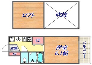 エステムコート三宮EASTポルトマーレの物件間取画像